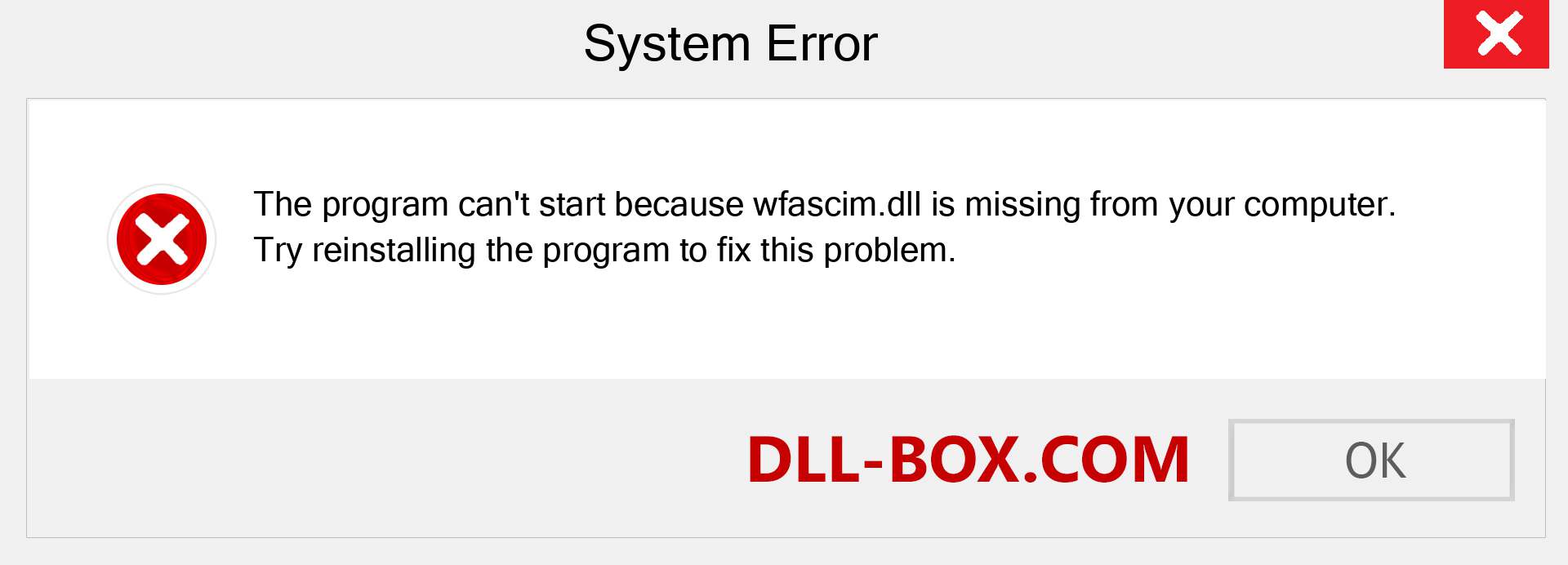  wfascim.dll file is missing?. Download for Windows 7, 8, 10 - Fix  wfascim dll Missing Error on Windows, photos, images